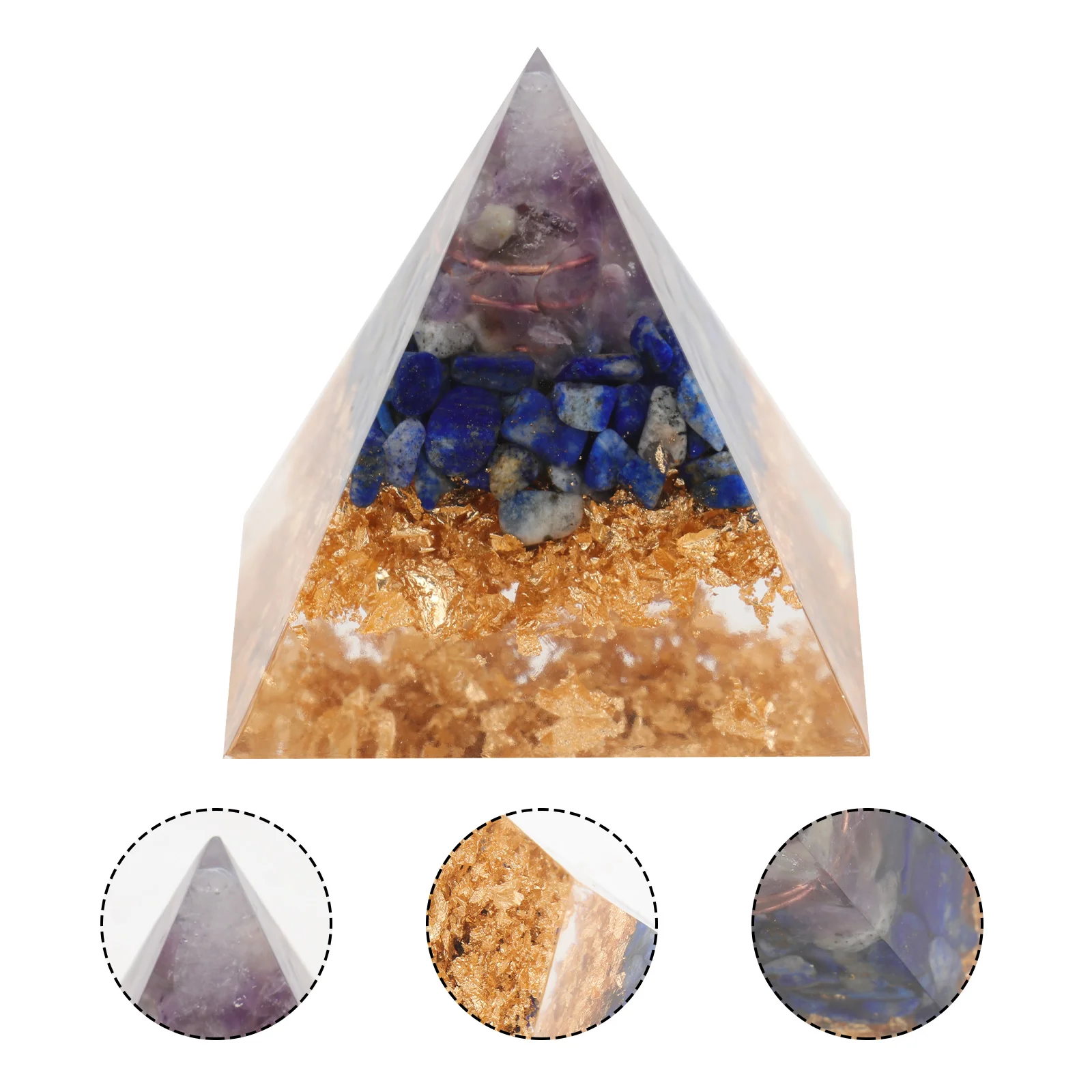 

1Pc Household Pyramid Model Home Furnishing Adornment Fengshui Model Decoration