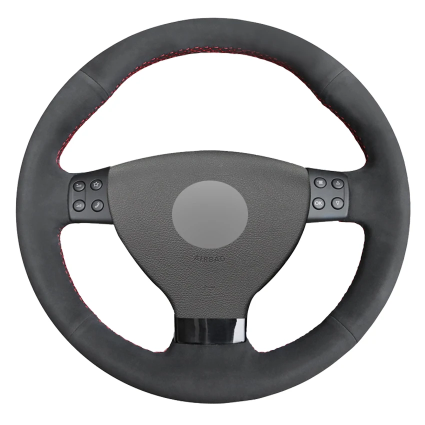 

Черная замша ручная строчка для Volkswagen VW EOS MK5 2005-2010