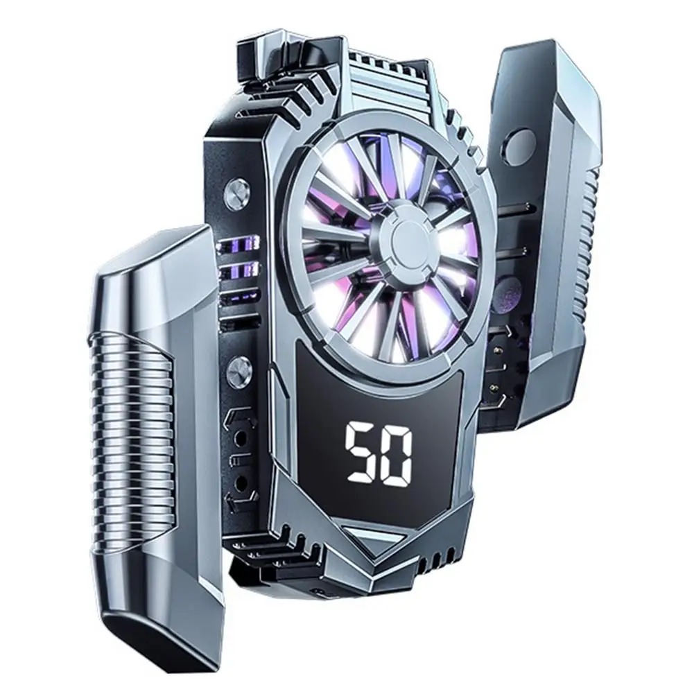 

Wireless Phone Cooler Beautiful Phone Cooling Case Quiet Black Mobile Phone Radiator With Adjustable Temperature For Gaming Wa