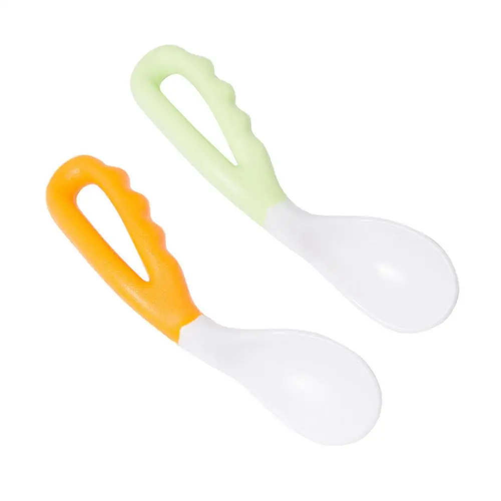 2 шт. детская пищевая добавка ложка для кормления Детские продукты изогнутая