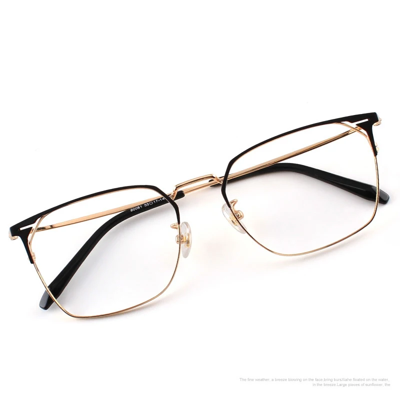 Металлическая оправа для очков в стиле ретро мужская светильник квадратные