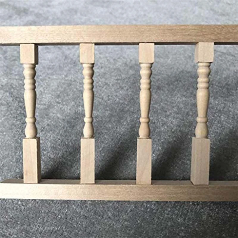 

1:12 Dollhouse Miniature Furniture Fence Handrail House Mini Fence Decoration Accessories