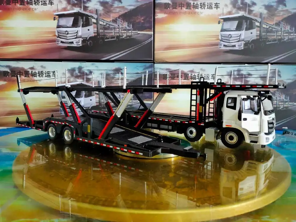 1:36 литье под давлением модель для Foton Daimler Auman Mid-axle автомобиль грузовик сплав игрушка миниатюрные подарки ETX EST GTL тракторный прицеп