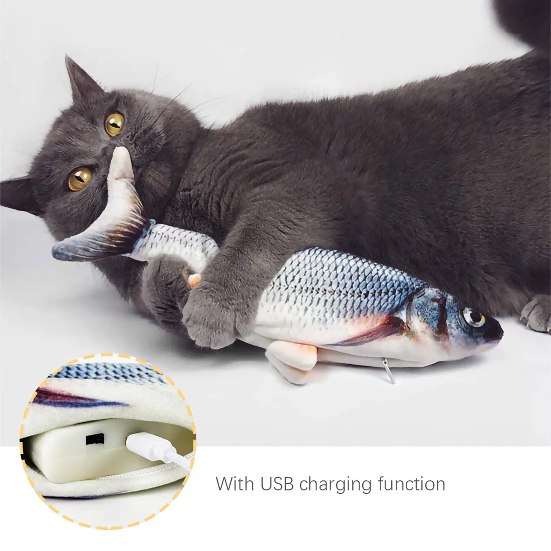 

Плюшевые Интерактивные Танцы играть мягкая игрушка для кошки кошка электрическая игрушечная рыбка животное 3D моделирование рыбы из мягког...