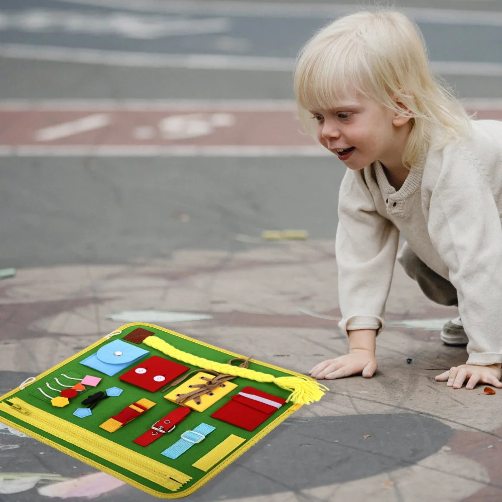 

1 set of Toddlers Busy Board Activity Board Educational Learning