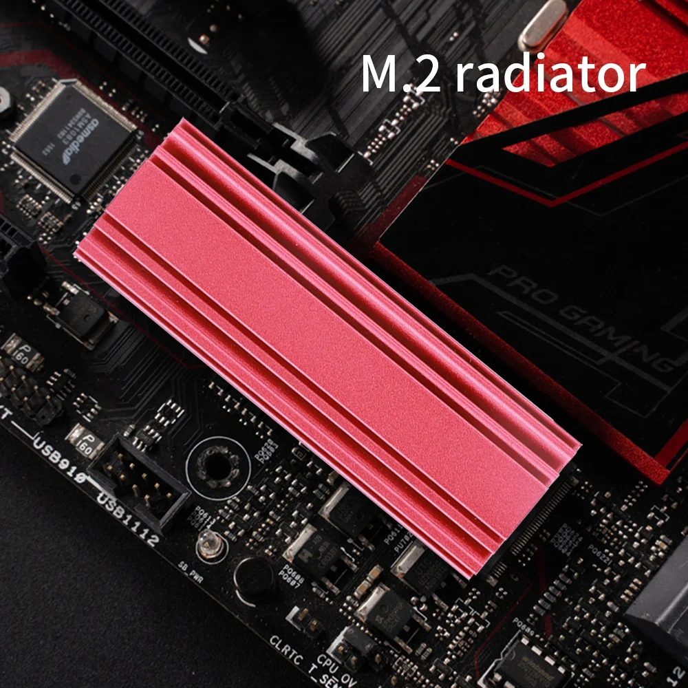 

M.2 2280 Heat Sink Cooling Pads NVMe SSD Heat Disk Aluminum Heat Sink Dissipation Radiator Thermal Pad for m2 Desktop PC