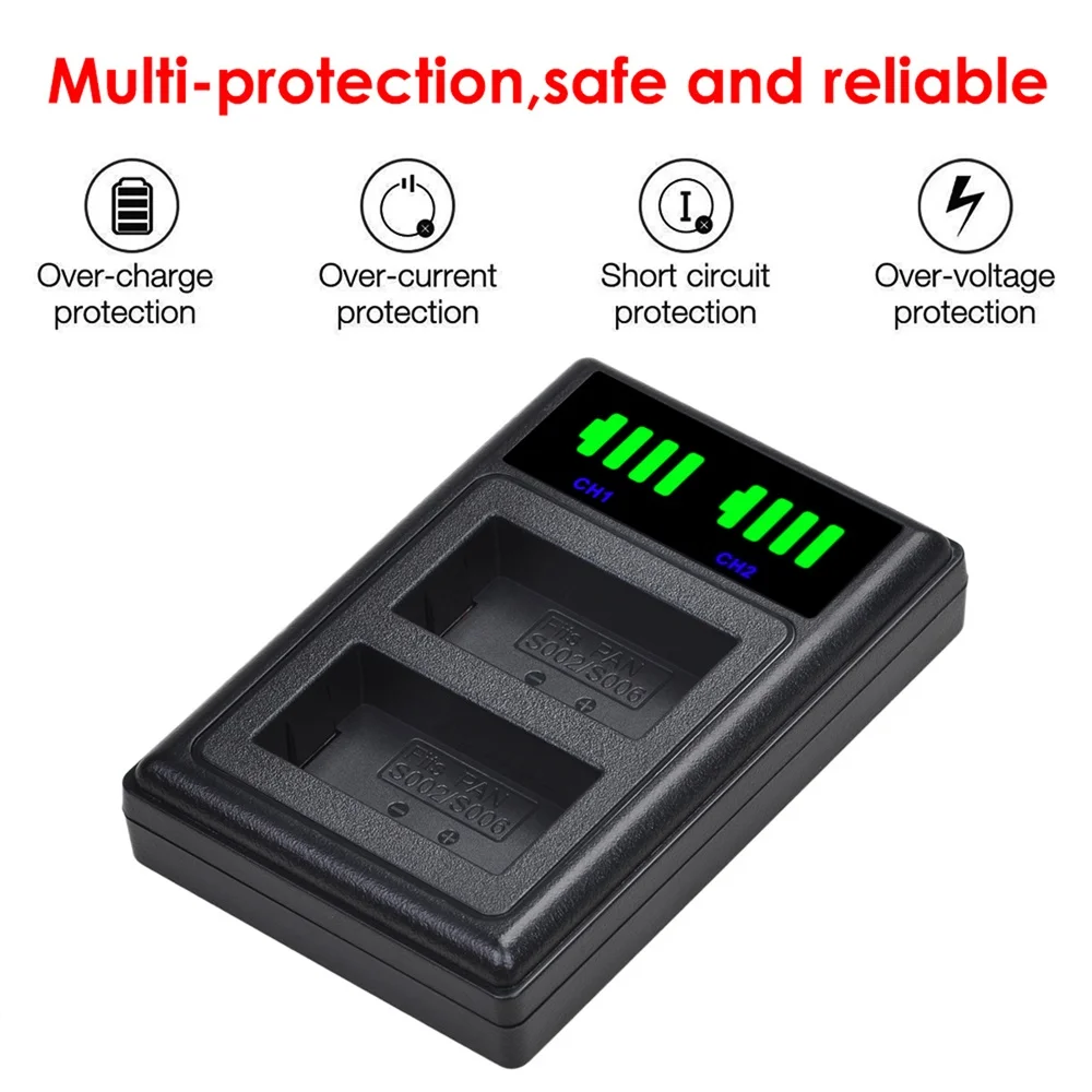 CGA-S006 аккумулятор и зарядное устройство для Panasonic | Электроника