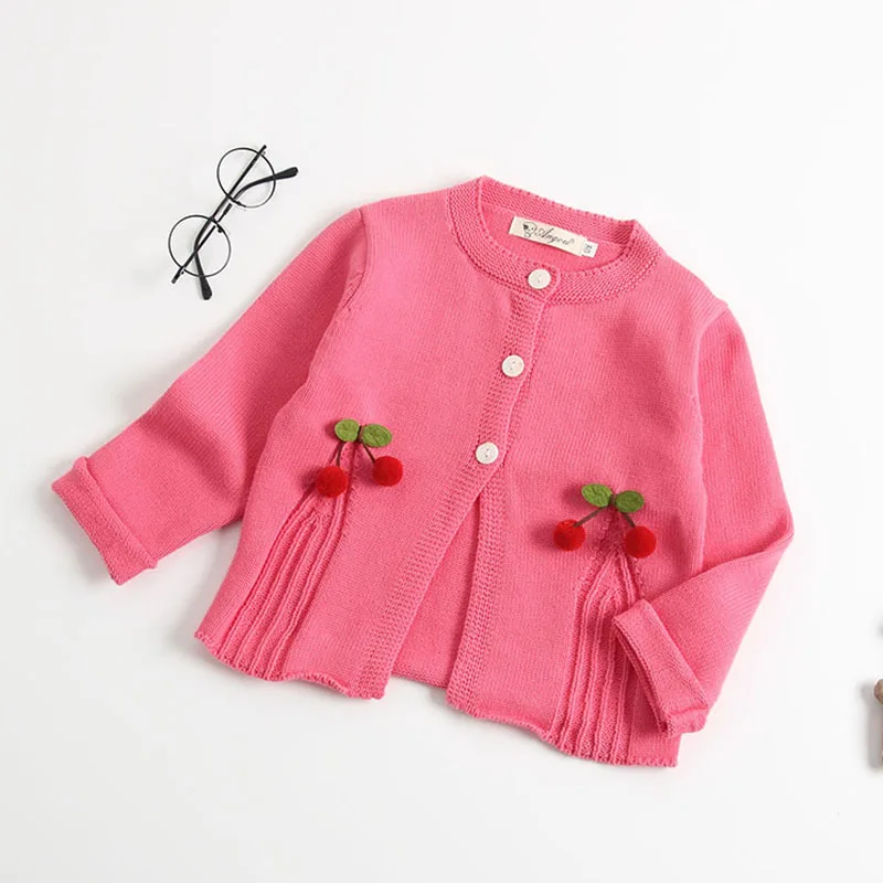 B83T16 pink Трикотажная одежда для малышей; осеннее пальто с капюшоном и ушками для малышей; свитер для мальчиков и девочек; кардиган для мальчиков; куртка - Цвет: B83T16 pink