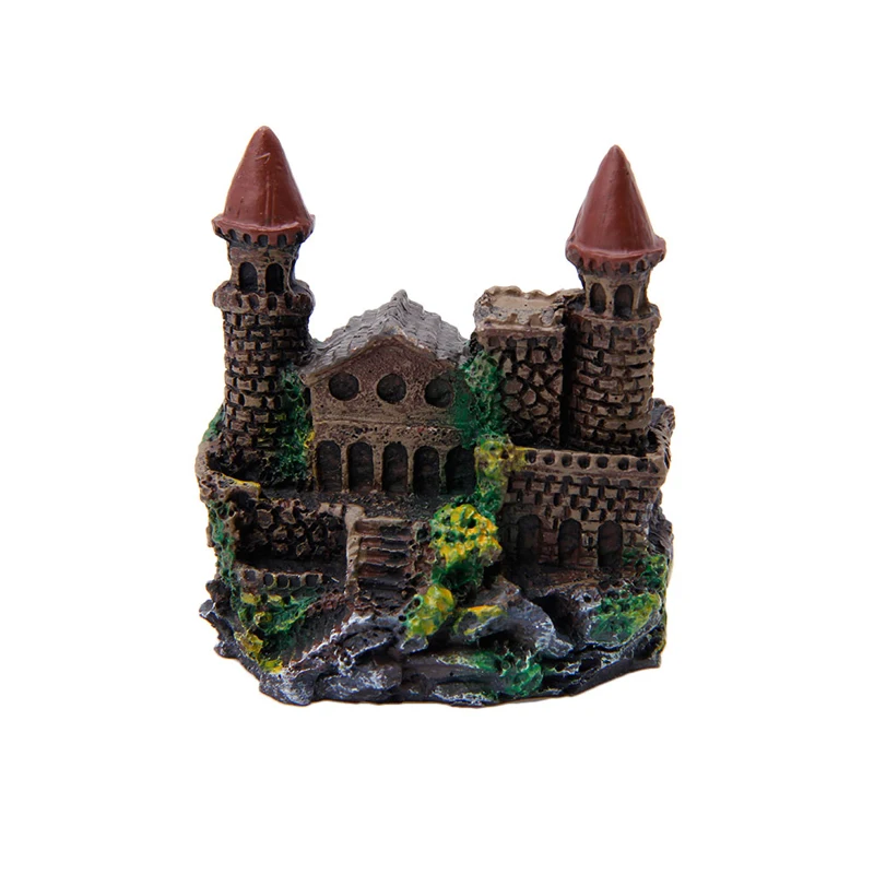 1 шт. полирезиновая башня для аквариума|Декорации| |