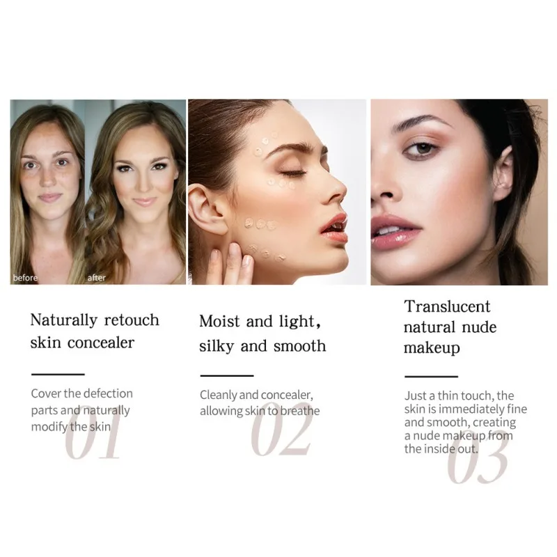 Жидкая косметика/основа Увлажняющая водостойкая стойкая скрывающая поры пятна