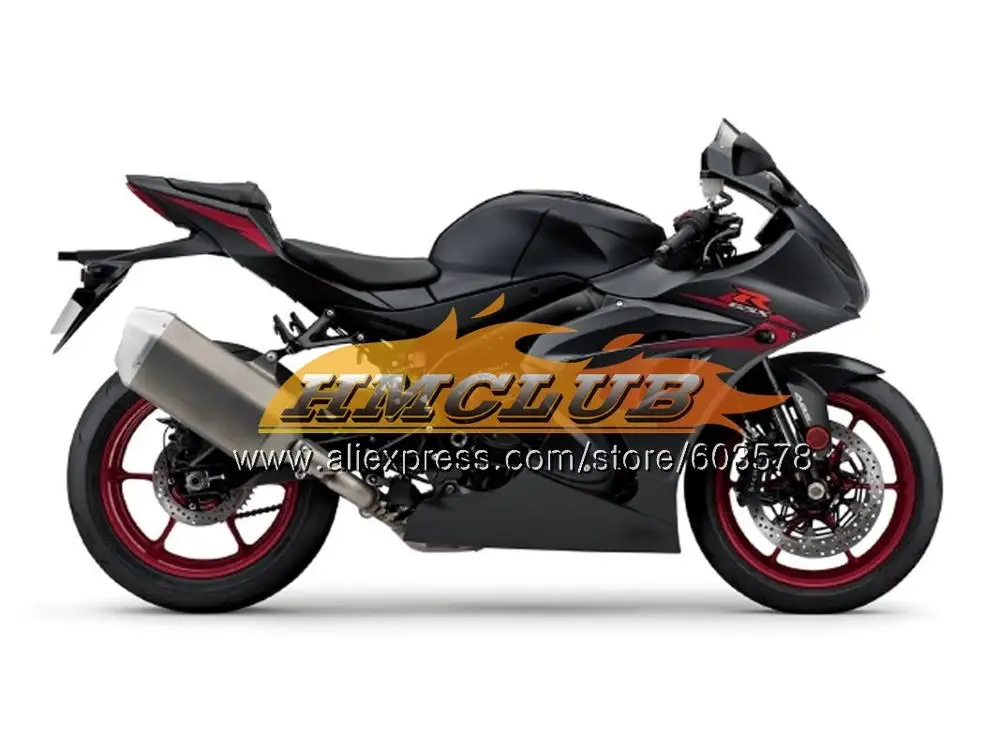 No. 18 Matte black Инъекции для SUZUKI GSXR 1000 CC GSX R1000, 17, 18, 19, 15CL. 39 L7 L8 GSXR-1000 K17 GSXR1000 Обтекатели розового и зеленого цветов - Цвет: No. 18 Matte black