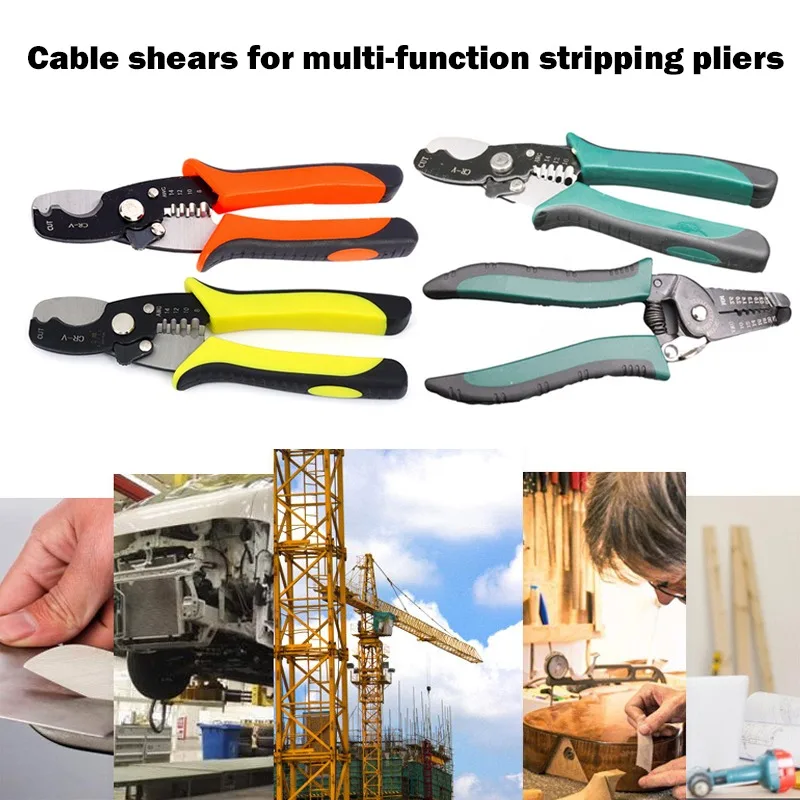 

Automatic Wire Stripper Pliers Cable Stripping Cutter Durable Crimper Crimping Tool Multifunction Cable Stripping Pliers Tool