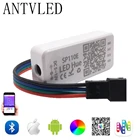 Контроллер светодиодной Пиксельной ленты SP110E WS2811 WS2812, умный диммер SK6812 RGB RGBW WS2801 с Bluetooth