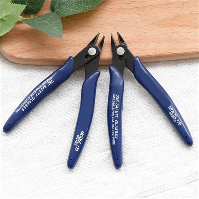 

170 Cutting Pliers Wire Cable Cutters Cutting Side Flush Cutting Pliers Diagonal Cutting Pliers JY