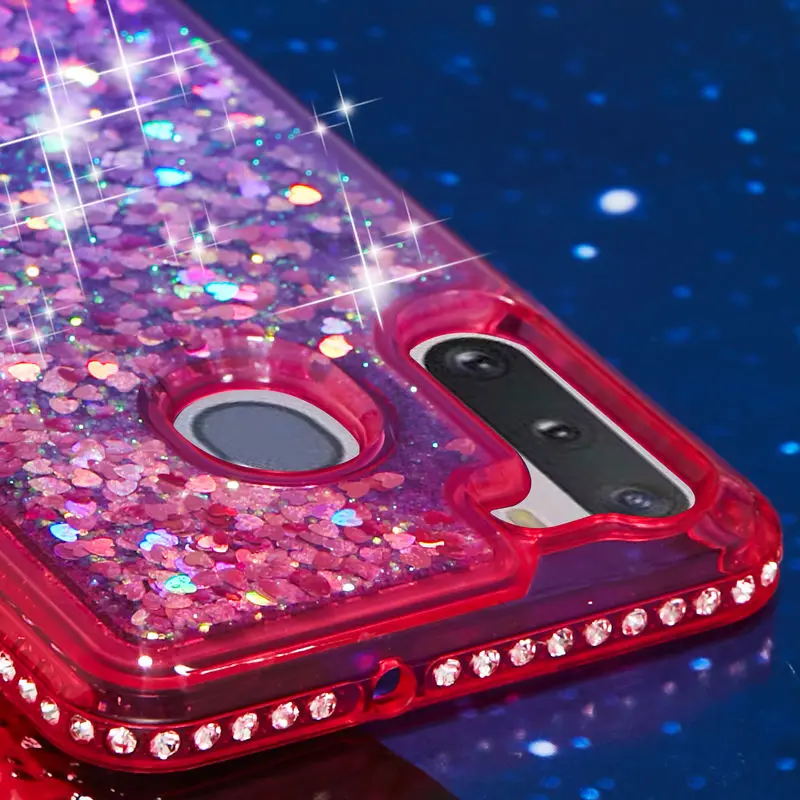 

Shockproof Case For Samsung Galaxy A21 Dynamic Liquid Qicksand Cover For Samsung A21 Luxury TPU Ultra Thin Phone Cases 6.5 inch