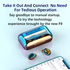 Водонепроницаемые наушники F9 с глубокими басами и портативными зарядными устройствами, умные беспроводные наушники со светодиодным дисплеем, Bluetooth-наушники для Xiaomi