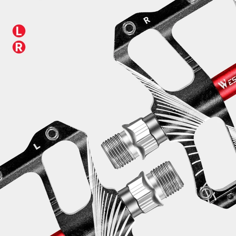 

E5BD MTB Mountain Road Bike Pedal Ultralight Aluminum Alloy Sealed Bearing Bicycle Pedals Anti-slip Platform