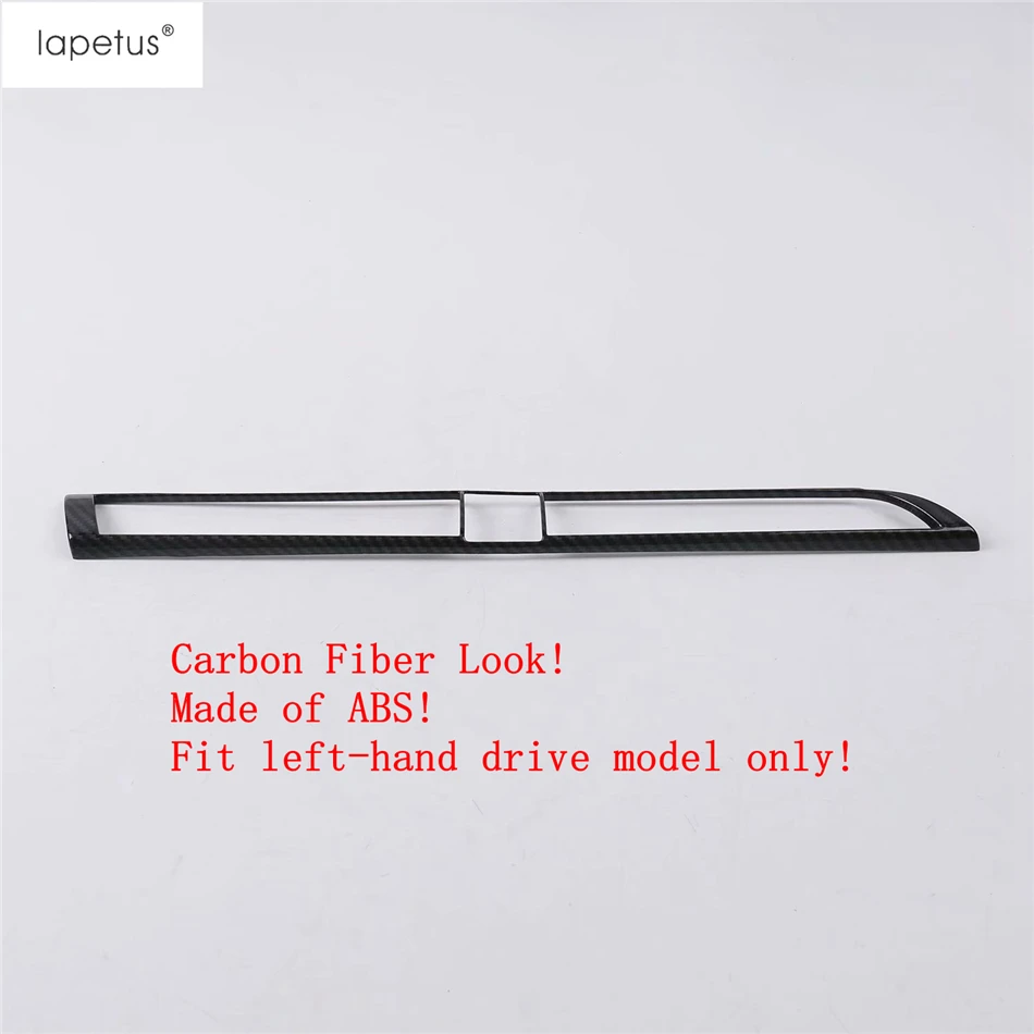

Lapetus Accessories For Toyota Camry XV70 2018 - 2021 Dashboard Warning Lights Central Air AC Outlet Vent Molding Cover Trim
