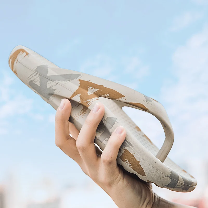 Женские летние шлепанцы легкие на плоской подошве Повседневная нескользящая