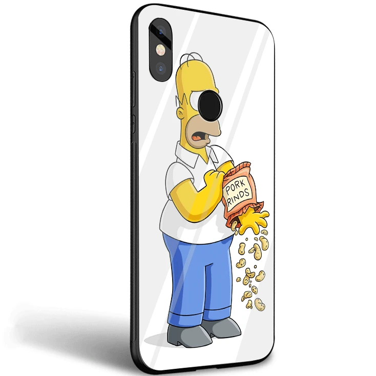 Чехол для мобильного телефона стеклянный ТПУ Для Xiaomi mi Note7 5 6 Pro Poco F1 A1 A2 4X 5X 6X 9