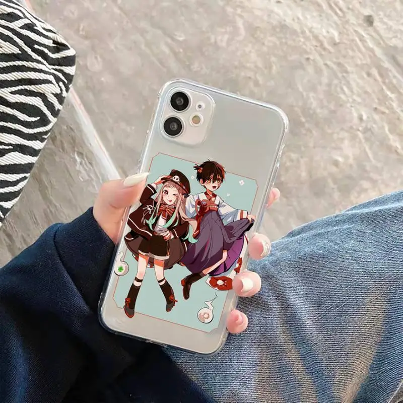 

Japanese Comics Hanako Kun Manga Phone Case Transparent for iPhone 11 12 mini pro XS MAX 8 7 6 6S Plus X 5S SE 2020 XR