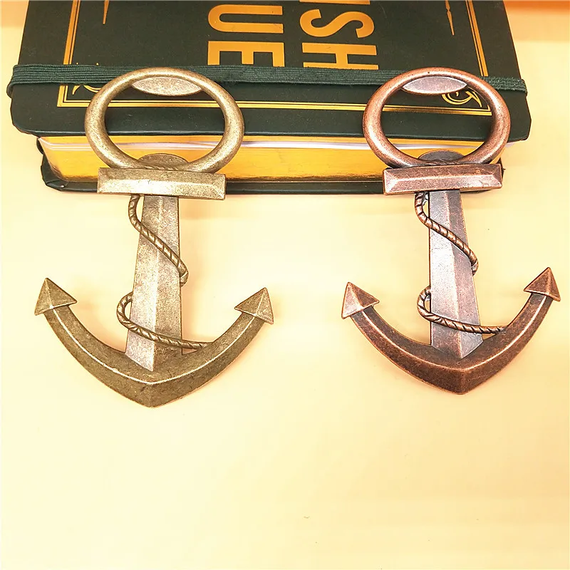 

Креативная металлическая открывалка для пивных бутылок, Свадебный возврат, маленький подарок, якорь, открывалка для бутылок