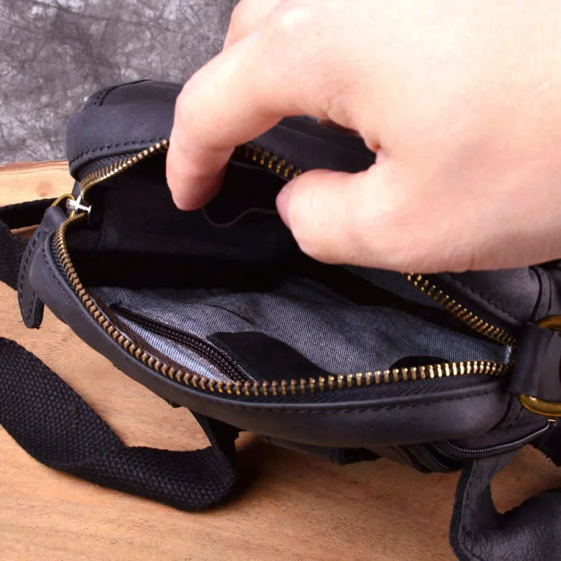 Сумка-мессенджер AETOO Мужская из натуральной воловьей кожи |