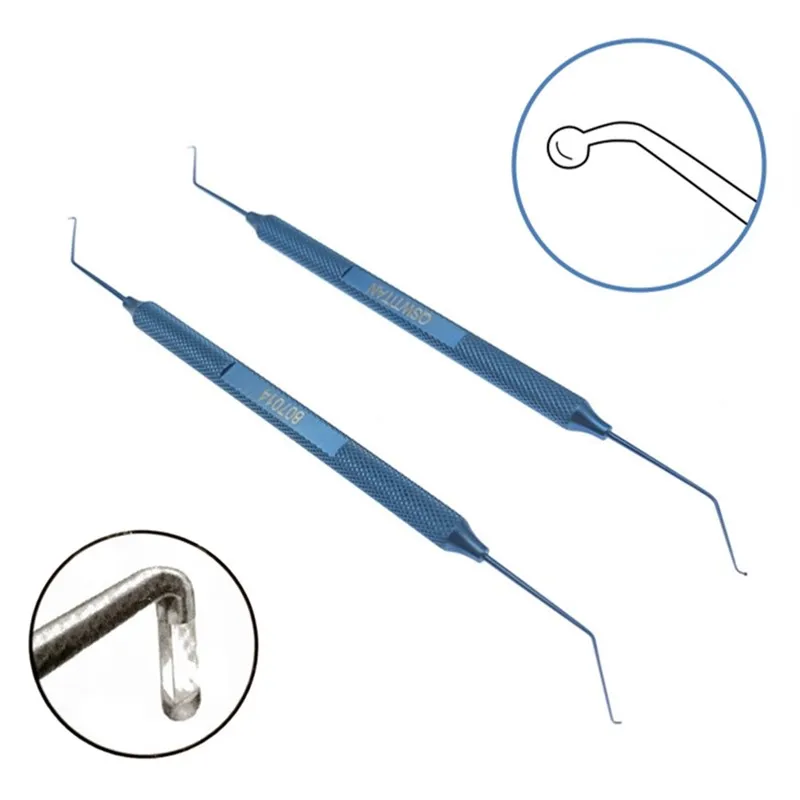 

Ophthalmic Double Phaco Chopper Manipulator Spatula Sinskey Hook Ophthalmic Pet Surgical Instruments