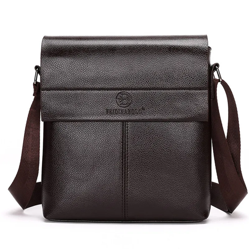 Модные мужские сумки через плечо мужская повседневная кожаная сумка-мессенджер