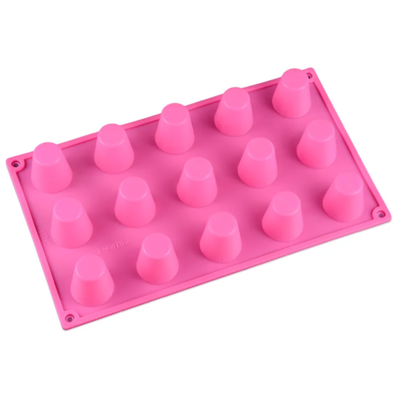 

Silicone Chocolate Cake Mold 15 With Jelly Pudding Mould Oven Microwave Baking Tools