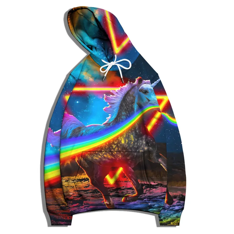 

Big Size 5XL 6XL Men/Women Hoodie Mustang Horse Animal 3D Digital Print Hip Hop Streetwear Oversize Wear Tracksuit Pullover Tops