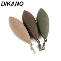 718599128142g olive fishing sinker dropping shape pendant oval shape rotating tackle carp accessories winter fishing