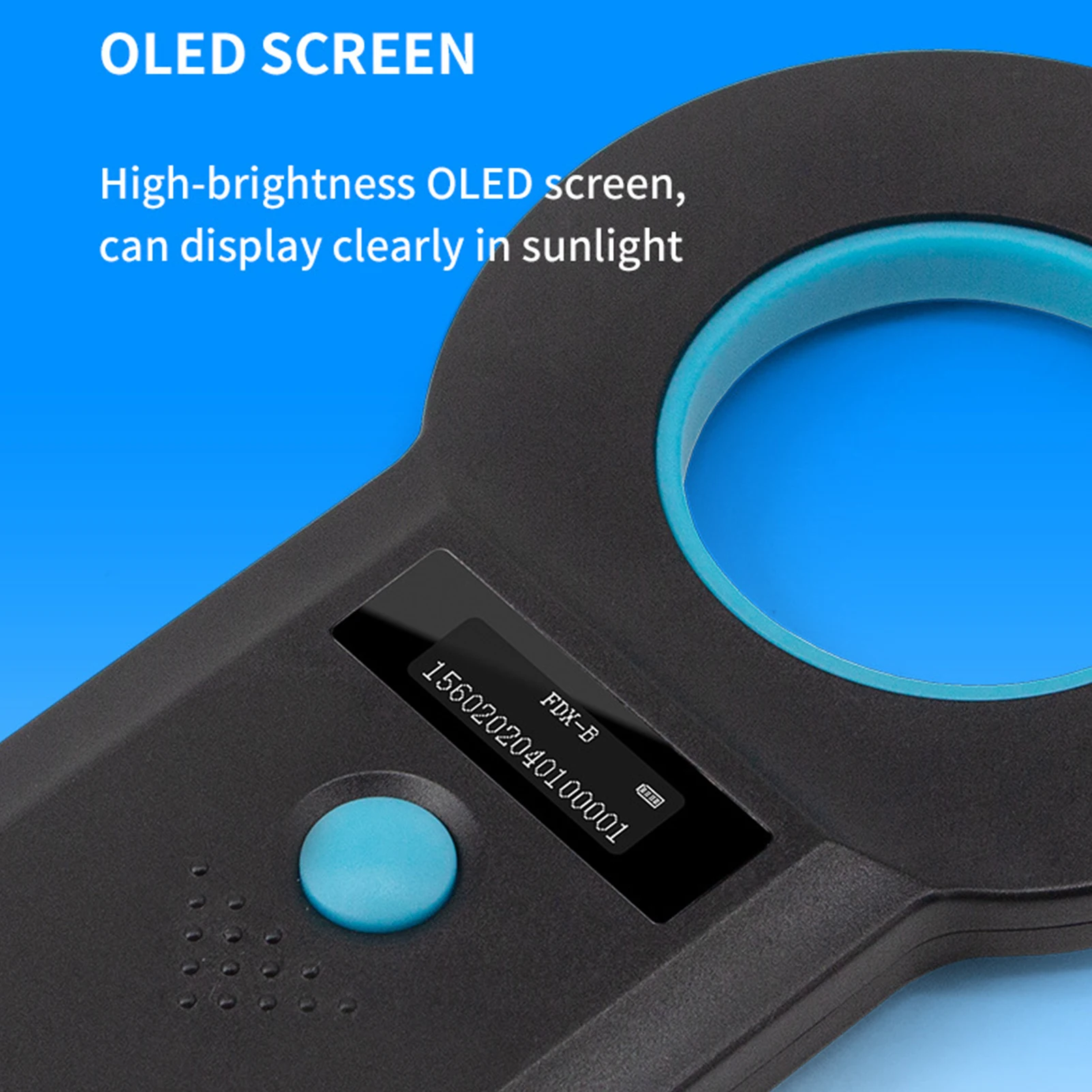 Animal Microchip Pet Tag Scanner ID Reader RFID EMID Handheld USB Connect 128 Informations Storage Function | Компьютеры и офис