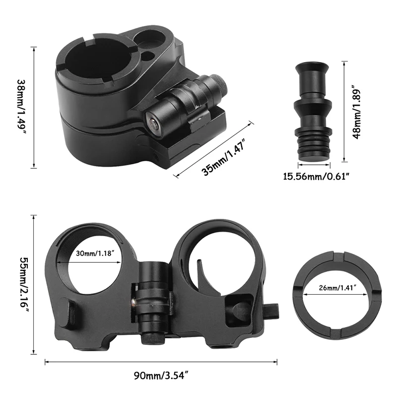 tactical gen 3 m ar folding stock adapter parts cnc machined m4m16 ar15 ar10 rifle receiver extension hunting accessories metal free global shipping