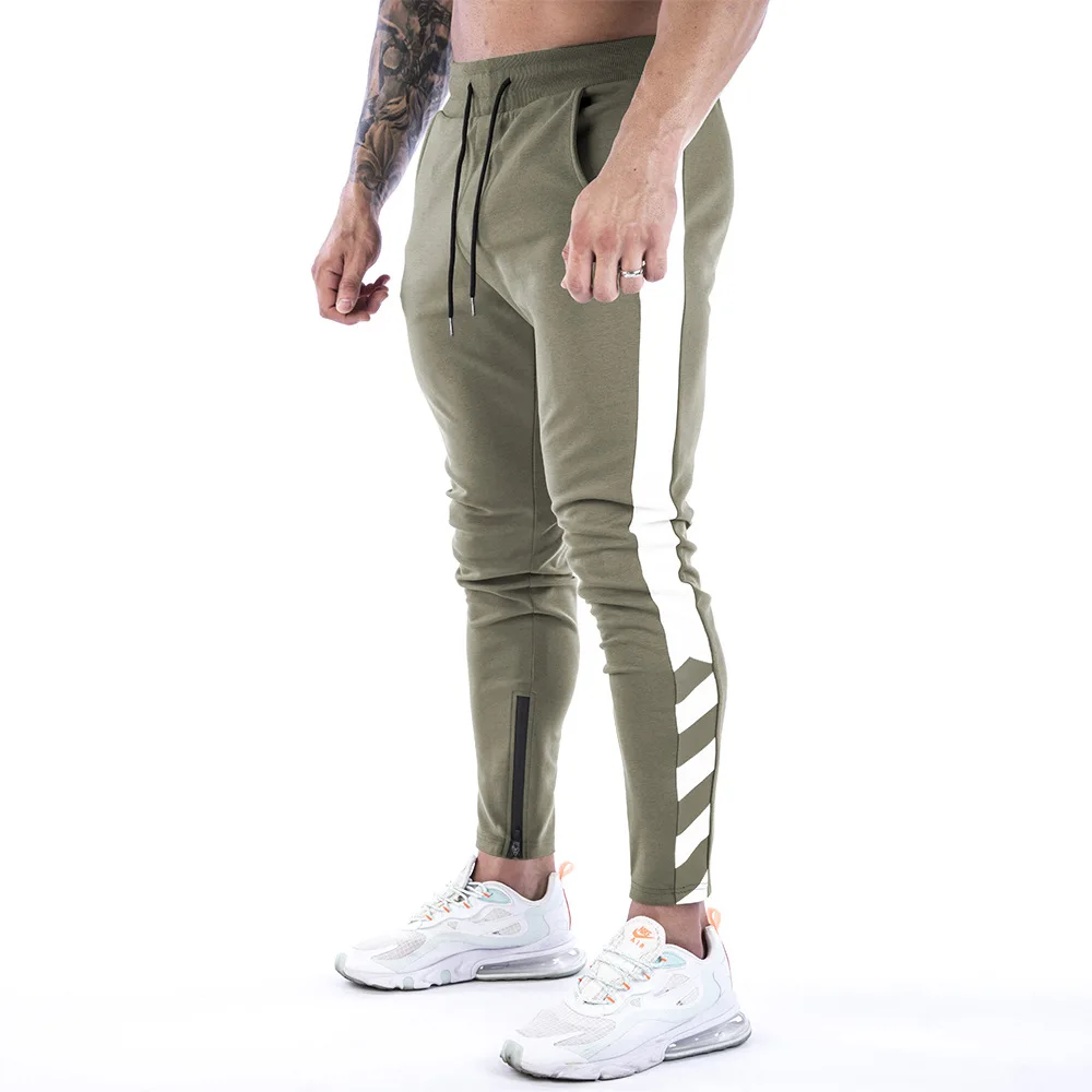 

2021 Mens Casual Joggers Pants Fitness Bodybuilding Tracksuit Legging Fashion Casual Sweatpants Trousers Gyms Track Pants