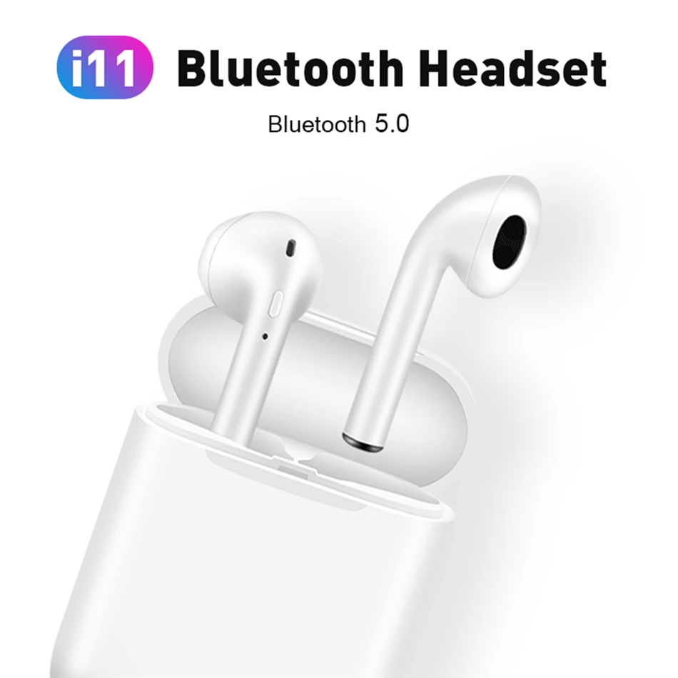 I11 TWS Bluetooth 5,0 беспроводные наушники мини наушники i7s с микрофоном для iPhone 11X7 8 samsung S6 S8 Xiaomi huawei LG