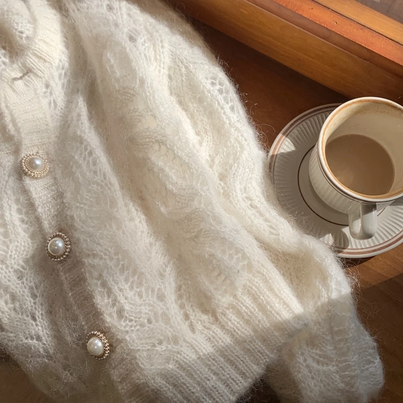 

Women's single-breasted cardigan soft stretch knitted jacket sweater 2021 new elegant long-sleeved pure sweater women cardigan