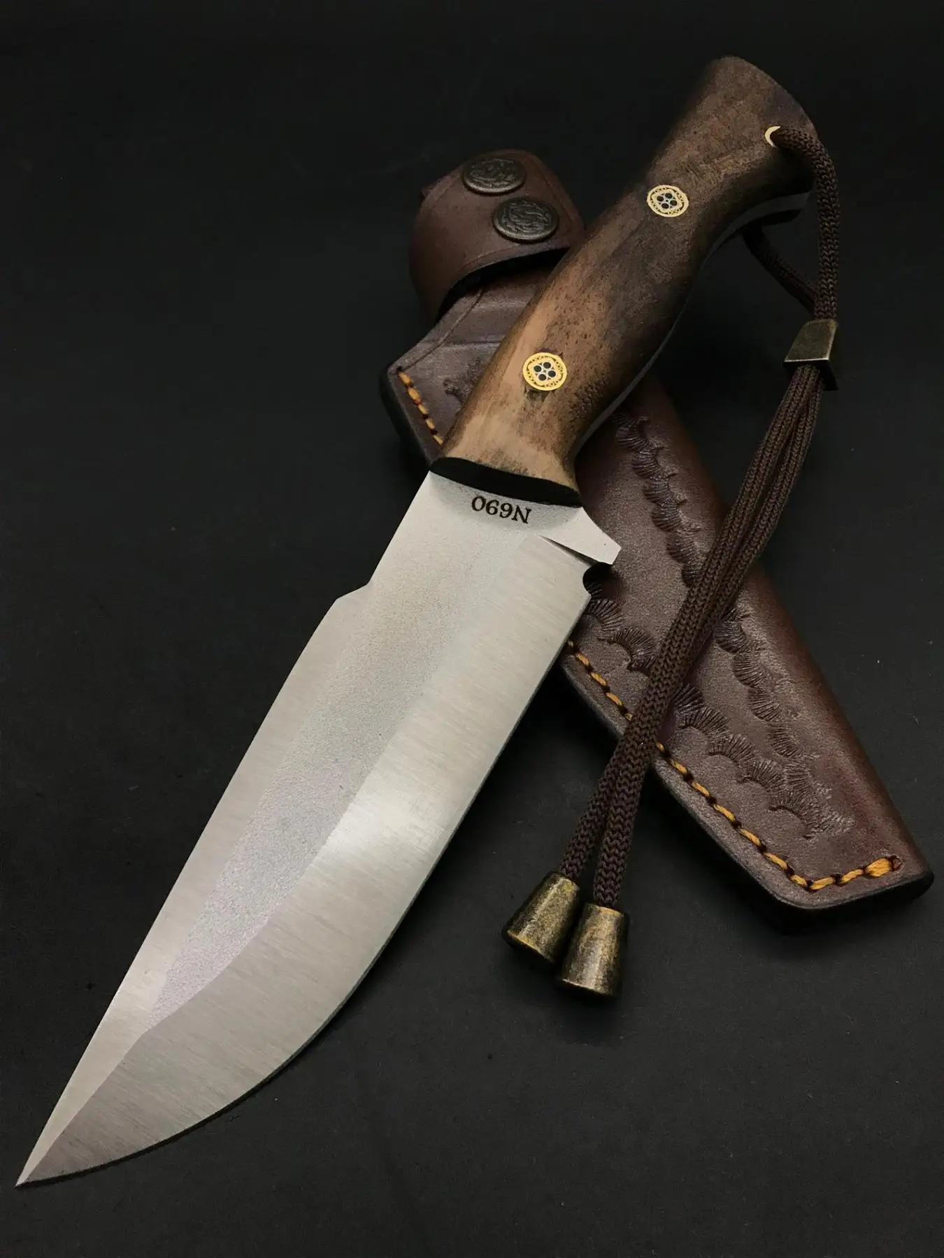 Kaufen BOHLER N690 Bushcraft Camping Messer BB78-2