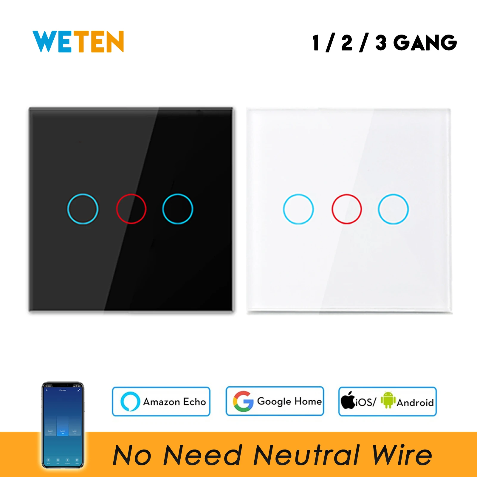 Настенный сенсорный высветильник ель с поддержкой wi fi|Модули для умного дома| |