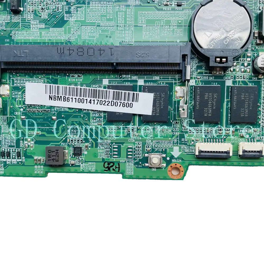 GD для Acer V5-573G материнская плата ноутбука DAZRQMB18F0 NBMB611001 с процессором SR16Z i7-4500U 4 Гб