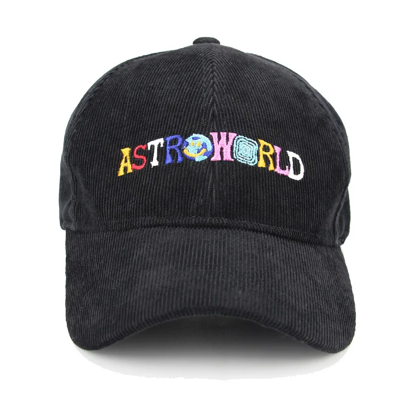 Бейсболка унисекс из 100% хлопка с надписью ASTROWORLD Снэпбэк Кепка высокое качество