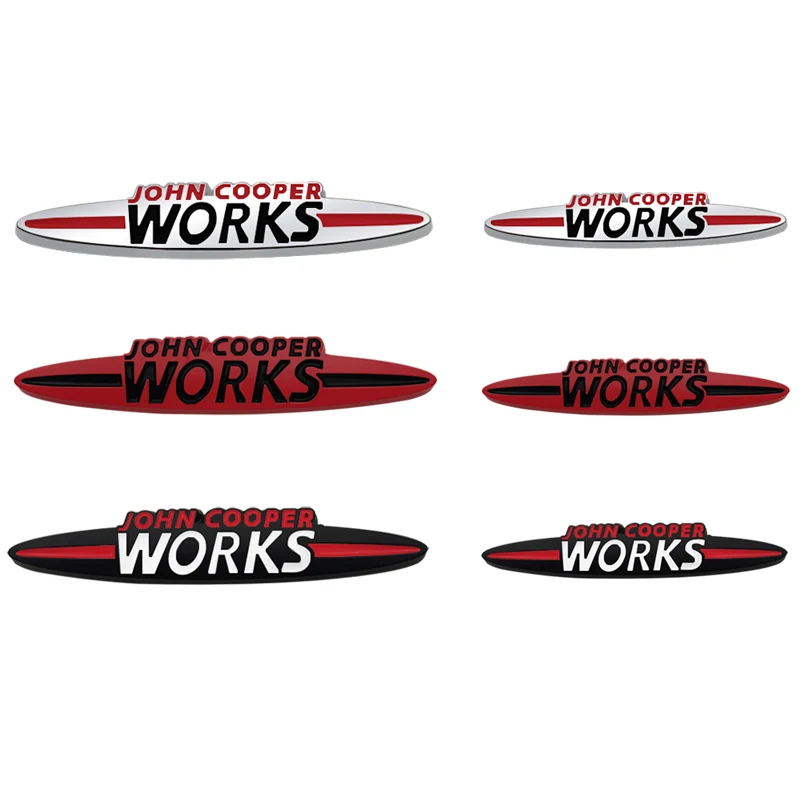 Значок для багажника автомобиля боковая наклейка JCW эмблема решетки радиатора Mini