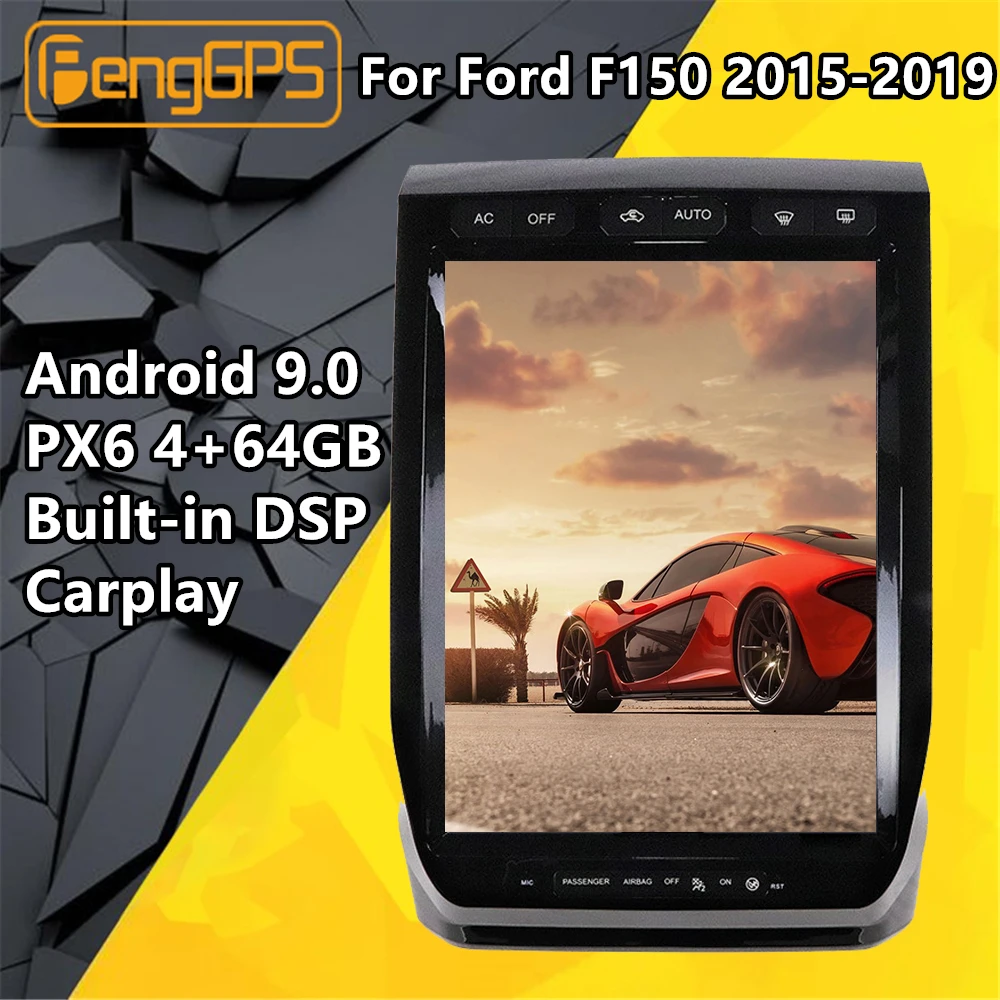 Автомагнитола для Ford Raptor F150 2015 2019 Android мультимедийный плеер стерео DVD GPS навигация
