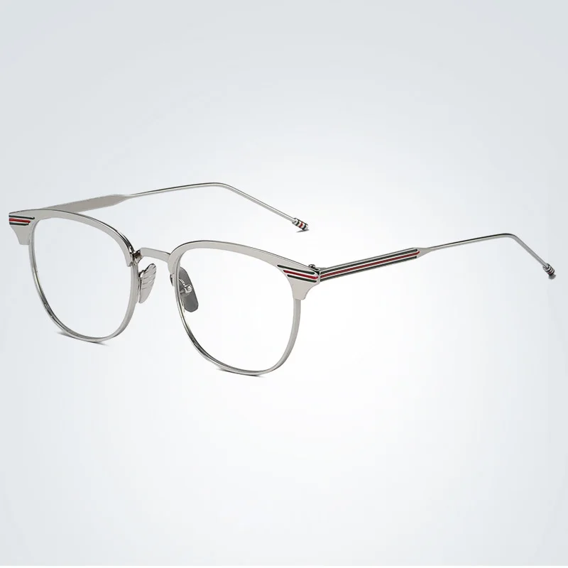 JASPEER Cat Eye Glasses Frames Full Wrap Alloy Metal Clear Lens Eyeglasses Frame Computer Glass Eyewear | Аксессуары для одежды