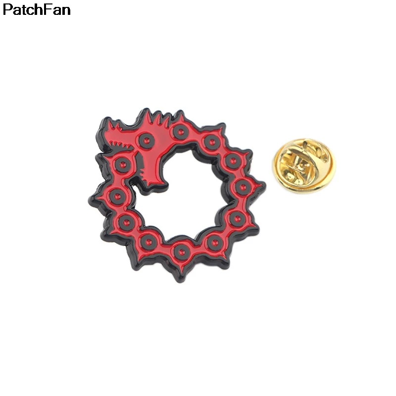 A2408 Patchfan В Стиле персонажа Дианы из игры The Seven Deadly грехов металлические цинковые