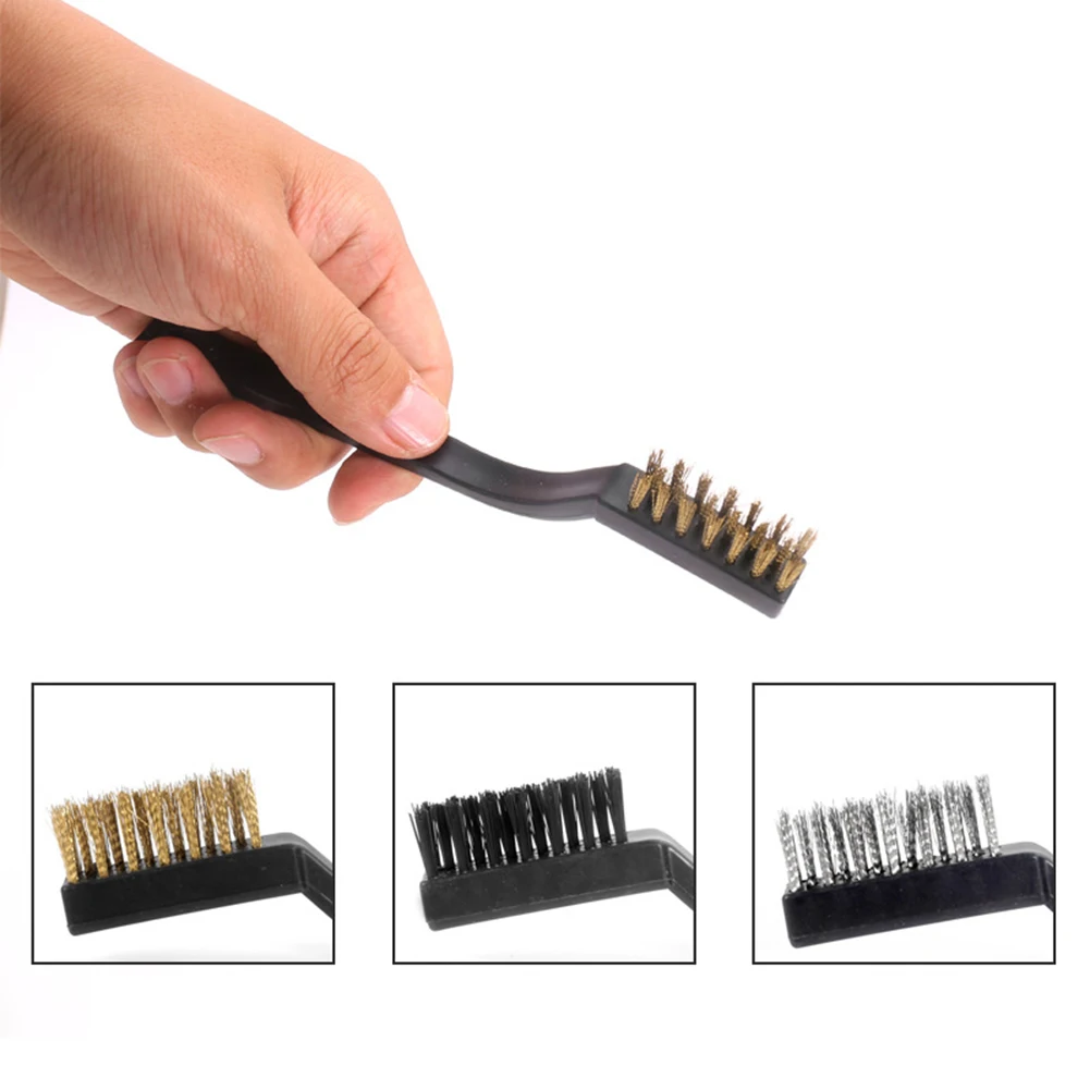 

Steel cleaning Wire brush Brass remove Steel rust remover brush Metal Rust Paint