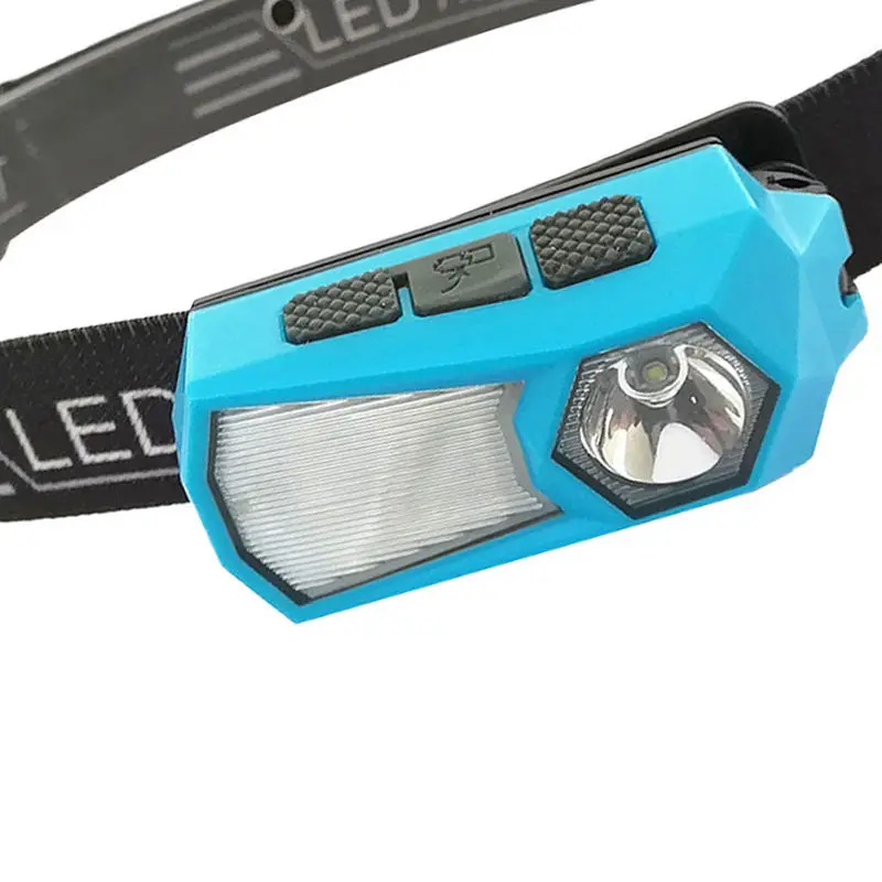 Мини 5 Вт светодиодный головной светильник лампа вращается на 360 градусов датчик