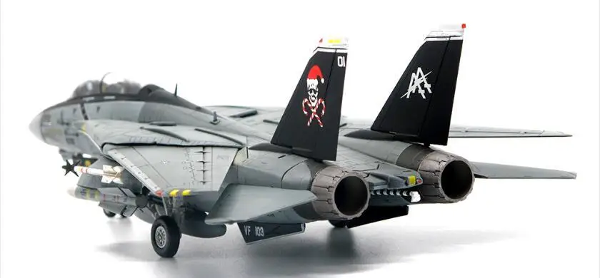 JC Крылья F-14B Tomcat VF-103 Jolly Rogers santa cat GVW-8 1996 1/72 литье под давлением модель самолета |