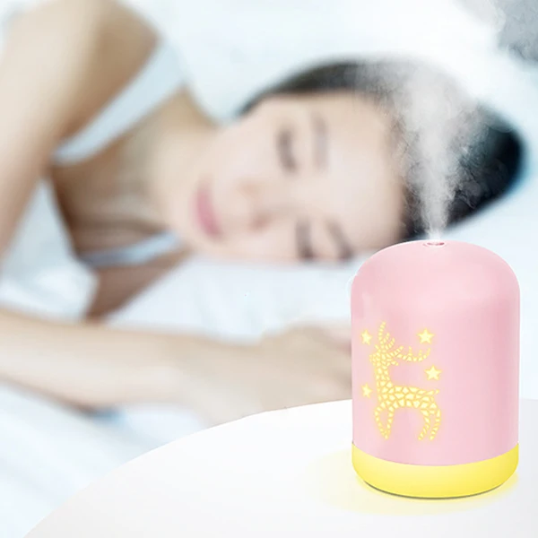 Автомобильный диффузор 340 мл симпатичный белый олень увлажнитель воздуха