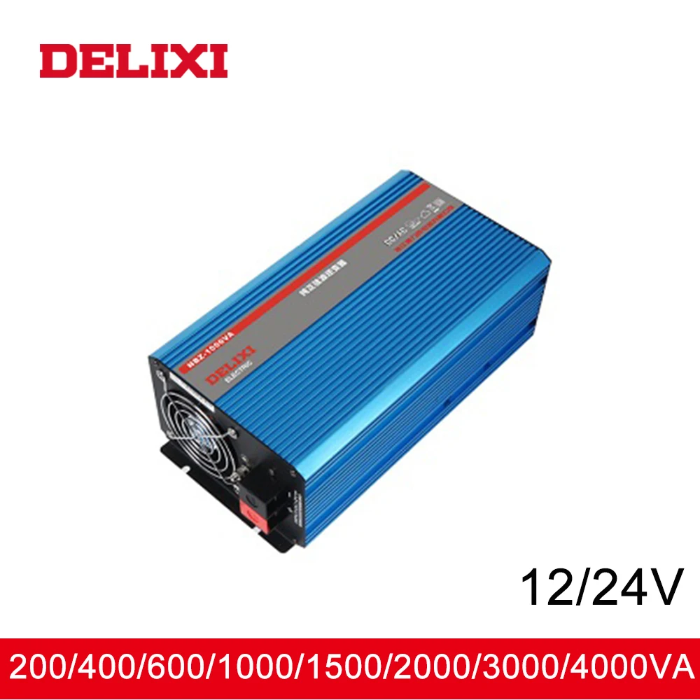 

DELIXI Inverter 3000W Pure Sine Wave Inverter DC12V/24V To AC220V Power Inverter For Car Inverter Household